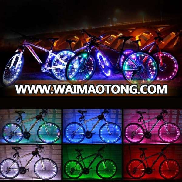 Ultra Bright LED - Bike Wheel Light String (1 pack) - Assorted Colors Bicycle Tire Accessories- Burning Man Accessory